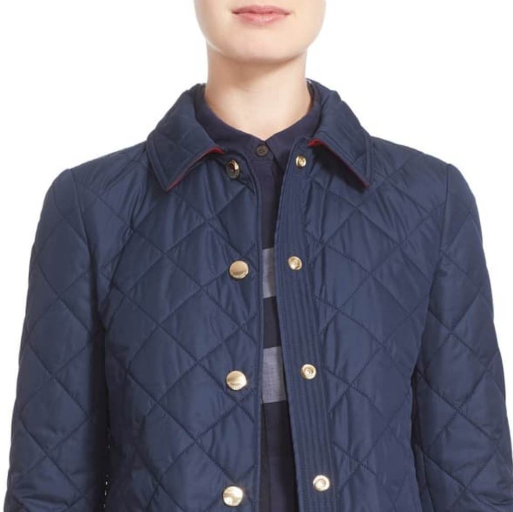 Burberry Westbridge Quilted Jacket Navy - Picture 2 of 8